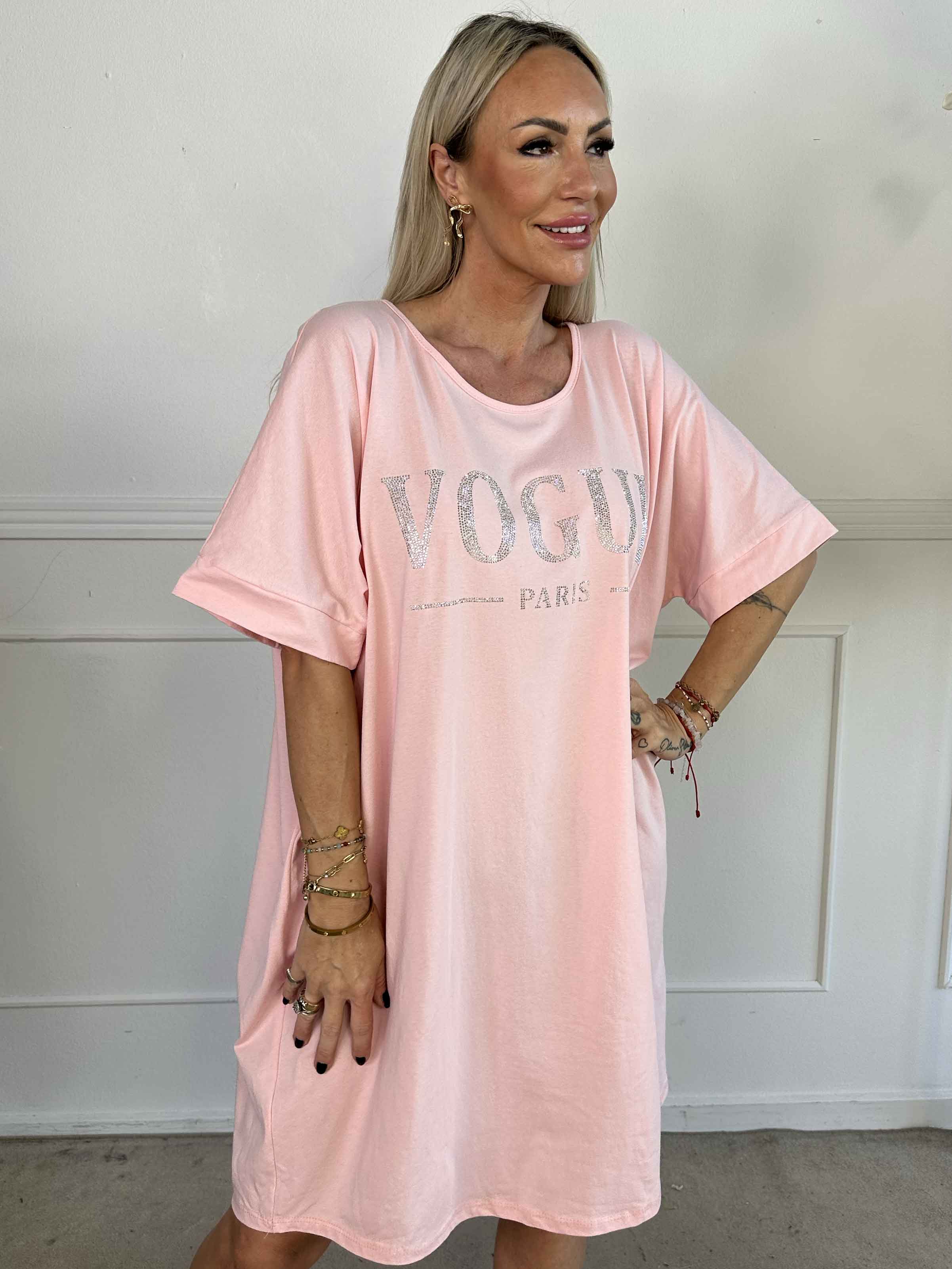 Mintu Dress - T-shirtkjole i bomuld med similisten